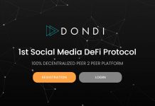 Dondi: Social Media Blockchain Decentralized Crowdfunding Platform?